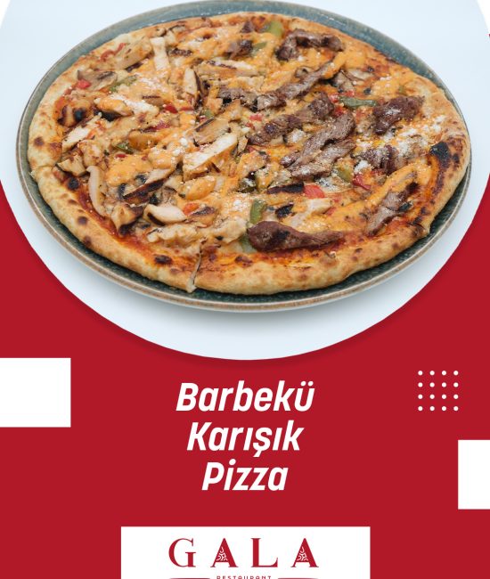 barbekü karışık pizza grafik